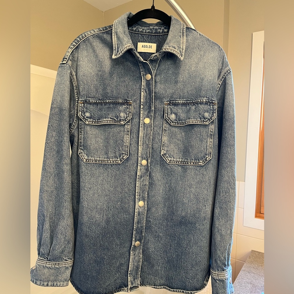 Agolde Camryn Shirt in Swing wash